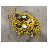 Two Strings of Temporary Emergency Lights.