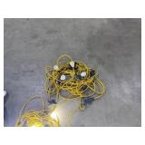 Two Strings of Temporary Emergency Lights.