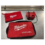 Milwaukee M12 Charger and Two Milwaukee Bags