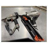 Porter-Cable Stapler and Paslode Air Nailer.