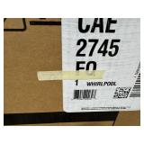 New in Box Whirlpool Coin Operated Washing Machine (CAE2745FQ1) White.  Box opened for pictures.