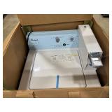 New in Box Whirlpool Coin Operated Washing Machine (CAE2745FQ1) White.  Box opened for pictures.
