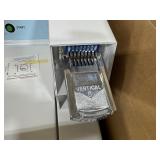 New in Box Whirlpool Coin Operated Washing Machine (CAE2745FQ1) White.  Box opened for pictures.