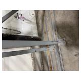 Two Metal Safety Rails.  22 Feet Long x 3" Wide x 42" High