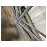 Two Metal Safety Rails.  22 Feet Long x 3" Wide x 42" High
