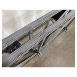 Two Metal Safety Rails.  22 Feet Long x 3" Wide x 42" High