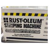 Rust-Oleum Striping Machine for Parking Lots, Athletic Fields and more.  (Appears unused.)