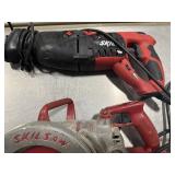 Sawzall Skill-9225 120V-60HZ HD77M and 71/4" Worm Drive Saw HD77M Tested. Work.