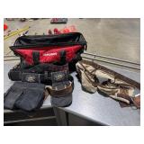 Large Husky Tool Bag with Two Tool Belts.