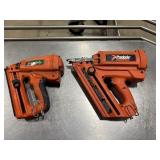 Paslode Cordless IM250A and 30 Degree Framing Nailer.  Both Have Fuel Cell/No Batteries.