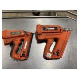 Paslode Cordless IM250A and 30 Degree Framing Nailer.  Both Have Fuel Cell/No Batteries.
