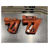 Paslode Cordless IM250A and 30 Degree Framing Nailer.  Both Have Fuel Cell/No Batteries.