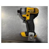 DeWalt 1/4" Cordless Impact Drill DCF885 20vMax. Tool Only. Tested. Works.