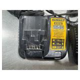 Two DeWALT Battery Chargers (DCB107 and DCB 112) with DeWALT Bag.  Tested. Work.
