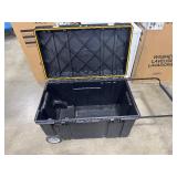 DeWalt Tough Chest Mobile Storage Unit (missing latches, otherwise in good shape) Rolling with Handle. 38" x 24" x 24".