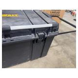 DeWalt Tough Chest Mobile Storage Unit (missing latches, otherwise in good shape) Rolling with Handle. 38" x 24" x 24".
