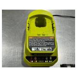 Ryobi 18V Lithium Battery w/Charger. Tested. Works.