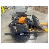 Mower Deck with Bobcat Plate Attachment