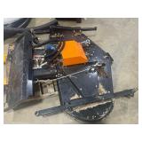 Mower Deck with Bobcat Plate Attachment