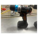 Two Workzone Cordless Drills with Batteries (no chargers). Tested. Works.