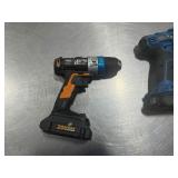 Two Workzone Cordless Drills with Batteries (no chargers). Tested. Works.