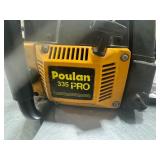 Poulan 335 Pro Chain Saw. Pulls over. No Gas. Unable to Test.