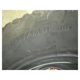 Two Goodyear Tires - Goodyear Wrangler Duratrack Tire 265-70-R17. Goodyear Ultra Terrain AT Tire 265-70-R17.