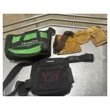 Two Tool Belts and Tool Bag