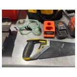 Handy Mans Lot of Misc. Tools, batteries, snowmobile dolly and more - See Photos.
