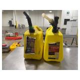 Pair of 5 Gallon Diesel Gas Cans