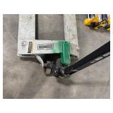 Roughneck Pallet Jack 4400 lb Capacity.  Bent Handle. Works Well.