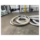 Two Sections of 4 1/2" Diameter Drain Hose. Each Section ~ 100 feet.