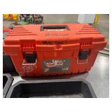 Two Toolboxes with Two Milwaukee Tool Bins