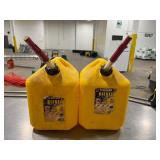 Two Five Gallon Diesel Cans