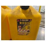 Two Five Gallon Diesel Cans