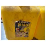 Two Five Gallon Diesel Cans
