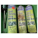 Professional Waterfall Foam Kit - Foam Gun with 3 Black Waterfall Foam Cans and Form Gun Cleaner Can with Case
