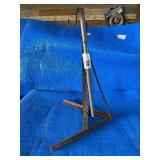Snowmobile track stands