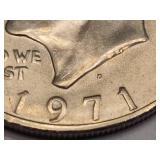 Eisenhower Dollar Coins - "D" Mint Marks