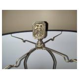 Vintage Brass Oriental Warrior Table Lamp