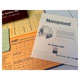 "Foresight" Twin Set Table Model and "Management" Games