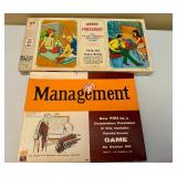"Foresight" Twin Set Table Model and "Management" Games