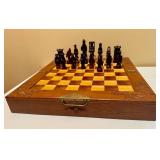 Hand Carved Vintage Chess Set