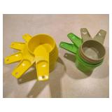 Assorted Vintage Tupperware Measuring Cups