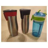 Coffee Tumblers and Water Bottle