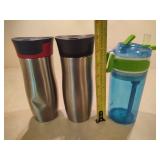 Coffee Tumblers and Water Bottle