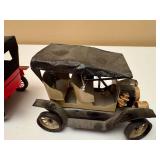Set of 3 Vintage Paper Cars