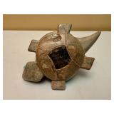 Hand Carved Soapstone Tortoise Trinket Box