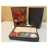 "Facts in Five" Vintage Game "The Game of Knowledge"