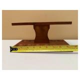 Vintage Wood Pipe Stand
